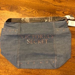 Victoria’s Secret Denim Tote Bag